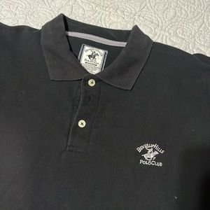 Black men’s polo shirt XL